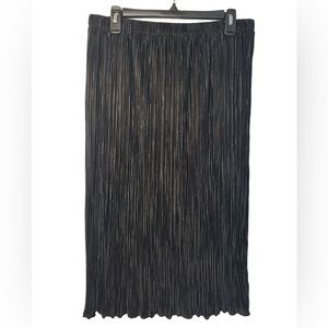 Everleigh Black Pleated Skirt XL
